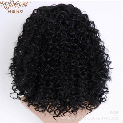 Synthetic Wig Afro hair wigs非洲蓬蓬头爆炸头假发女非洲小卷发