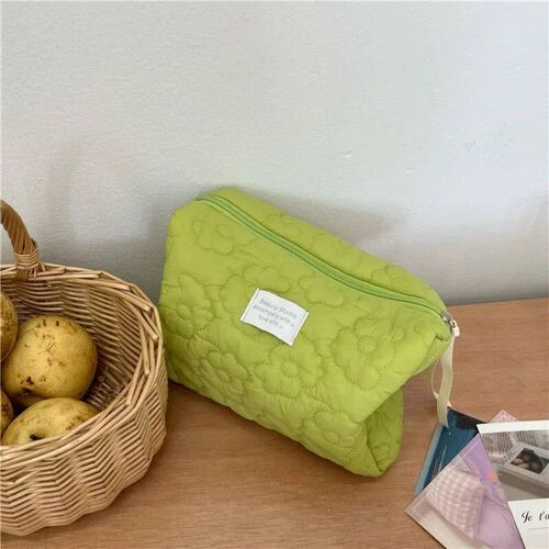 New Flower Pattern Women Makeup Bag Toiletries Cosmetic Orga
