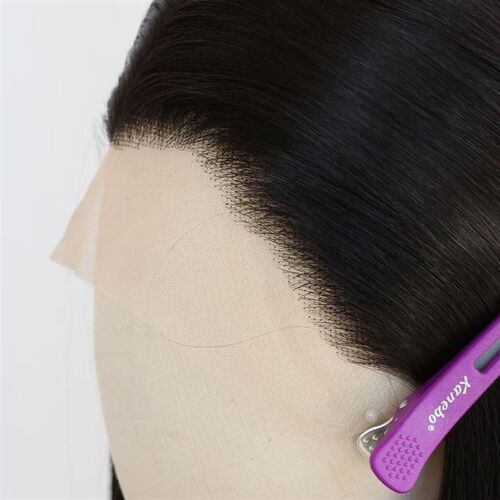 Hot-selling Natural Hairline Black Long Straight Front Lace