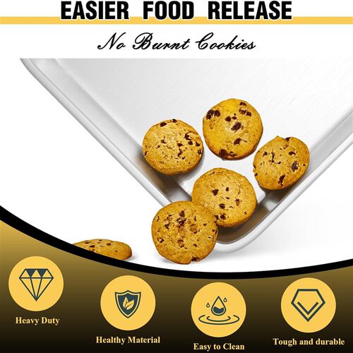 Quarter Sheet Baking Pans Aluminum Cookie Cooking Trays