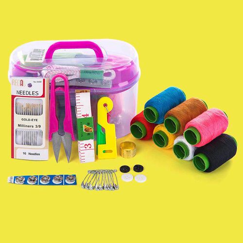 Portable Mini Sewing Kit with Free Shipping - Compact Hand S