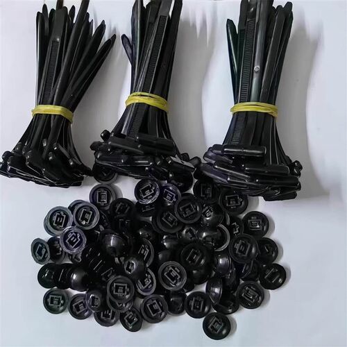 Cable ties, snap fasteners, rivets, car underbody protection