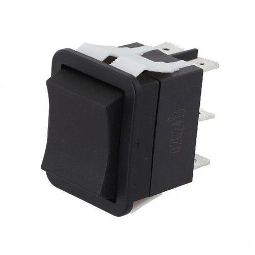 6 Pins Switch Color: Black Pushbutton Switch Voltage Rating