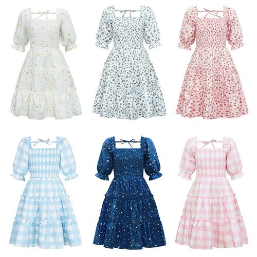 Baby Girls Clothes White Star Princess Dress Children Dresse