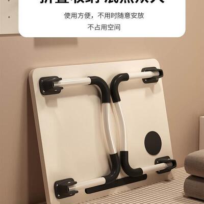 Foldable bed table Study desk laptop table Bay window table