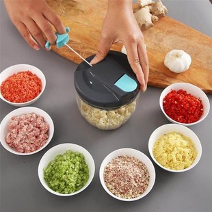 Manual Food Chopper Food Processor Vegetable Fruits Meat Cut