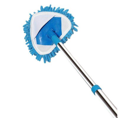 Triangle mop, dust-removing mini mop, wall and ceiling clean