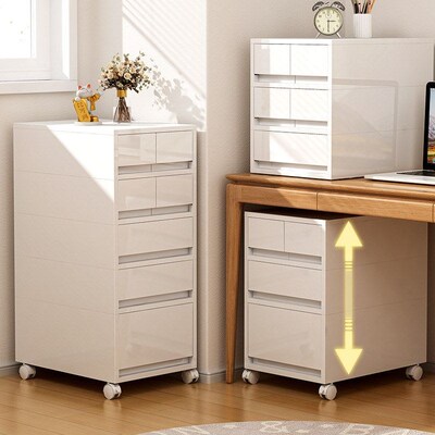 Drawer-type multi-layer storage cabinet for office documents
