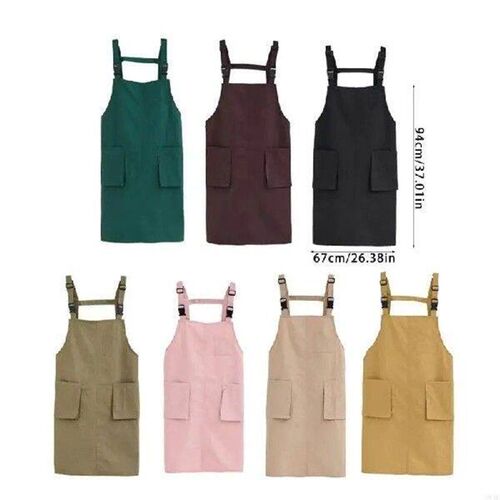 H8WB Women Waterproof Apron with Functional Pocket