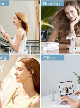 XIAOTREE Portable Mini Handheld Fan Small Pocket Fan USB Rec
