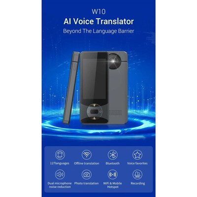 W10 Instant Voice Translator Language Translator In Real-tim