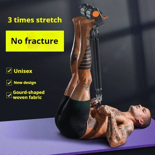 50-100lbs Foot Pedal Resistance Band Elastic Bands Multifunc
