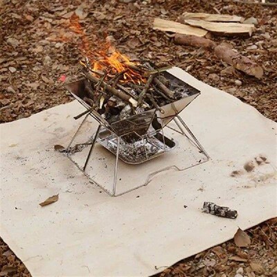 Foldable Heat Resistant Flame Retardant Blanket Fireproof