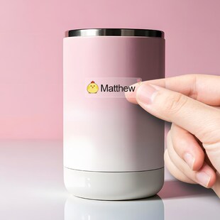 Custom Waterproof Transparent Name Stickers - Personalized M