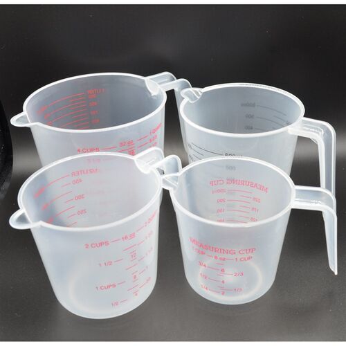 Household Plastic Measuring Cup Transparent With Scale Cup S