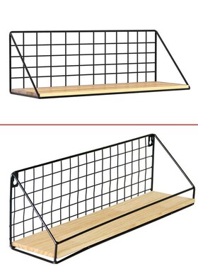 Creative Wall Mounted Shelves, Bedroom Walls, Iron Wall Hang