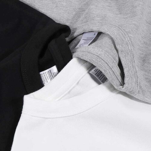 300g carbon sanding hemp gray cotton bottoming long sleeve T