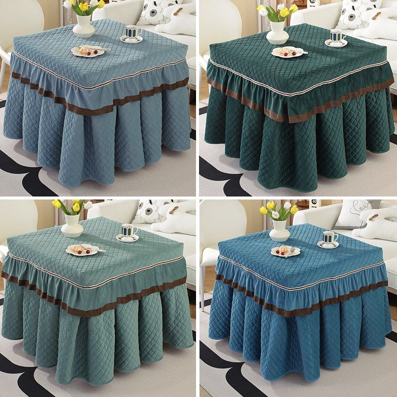 烤火桌罩新款桌子罩加厚加绒正方形电暖炉冬季烤火炉桌布烤火罩,居家布艺,烤火罩,淘宝优惠券,粉丝福利购,淘宝优惠卷