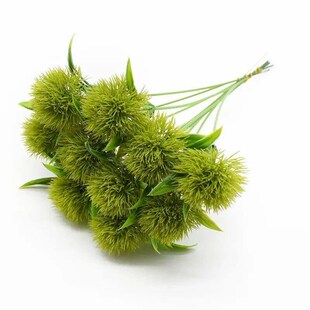 10Pcs Plastic Artificial Flowers Plants Dandelion for Home V