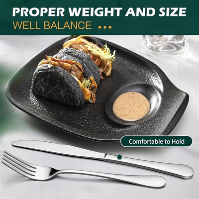 Silverware Flatware Cutlery Set Knife Fork Spoon Utensils