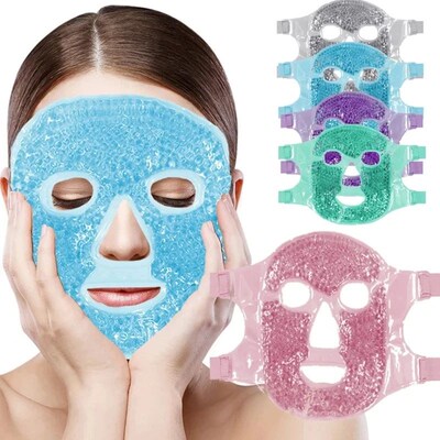 Ice Mask Face Eyes Cold Hot Compress Beauty Mask Reuse Facia