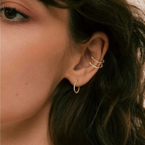 Steel Hinged Hoop Nose Ring for Women Earring Daith Piercing
