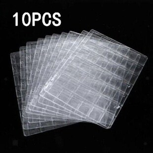 10PCS Album For Coins 42 Pocket Coins Collection Albums PVC