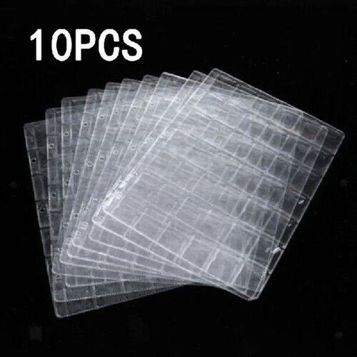10PCS Album For Coins 42 Pocket Coins Collection Albums PVC