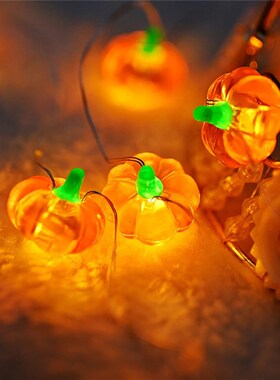 Pumpkin Horror Eyeballs LED String Lights Portable USB 20 40