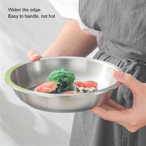 High Capacity Stainless Steel Cooking Dish Clean Easily