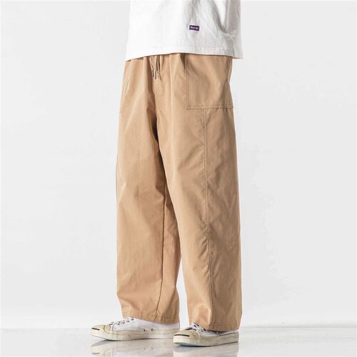 Autumn and winter new corduroy mens casual trousers retro p