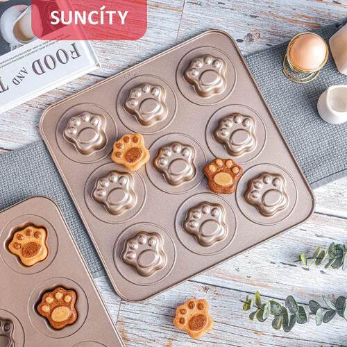 Cake Mold Baby Creative Cat Claw 9-hole Steamed Cake Mold