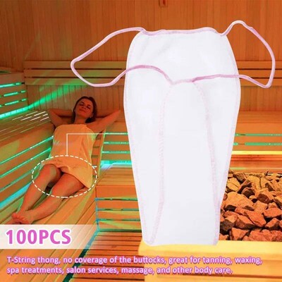 100Pcs For Women Spa Non Woven Fabrics Underwear Tanning Wra