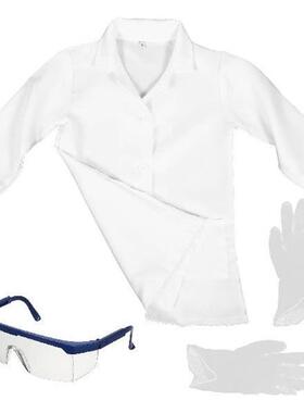 Scientist Clothing Kids Coat Dreses Doctor Costume for