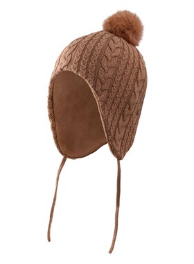 Connectyle Girls Boys Cute Winter Cotton Skull Cap Earflap S