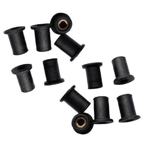 12x Kayak Motorcycle Rubber Fairing Well Nuts Wind Wellnut