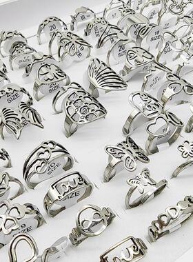 15pcs/Lot New Design Mix Style And Size Stainless Steel Fing