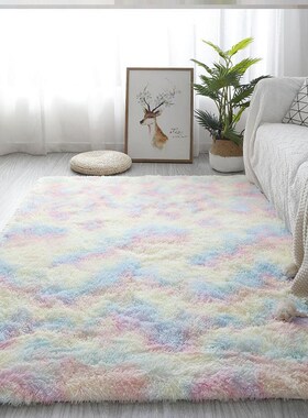 Carpets Plush carpet bedroom rug bedside blanket floor mat 1