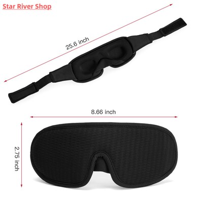 3D Sleeping Mask Block Out Light Soft Padded Sleep Mask For