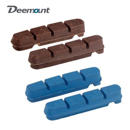 Deemount Carbon Rim Brake Pads Cork Compound Road Bike Calip