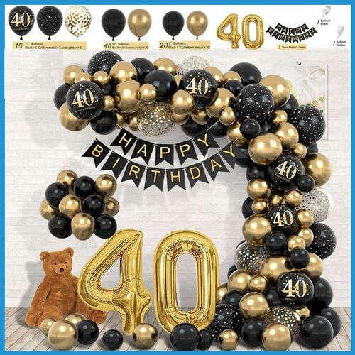 18th/20th/30th/40th Birthday Decorations Number Balloons set