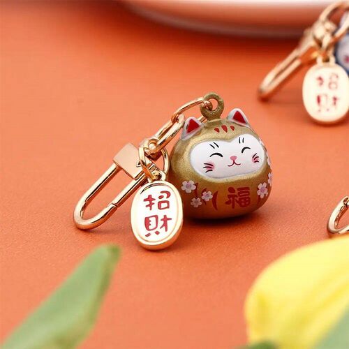 Japanese Cute Lucky Cat Keychains Cartoon Lucky Cat Key Chai