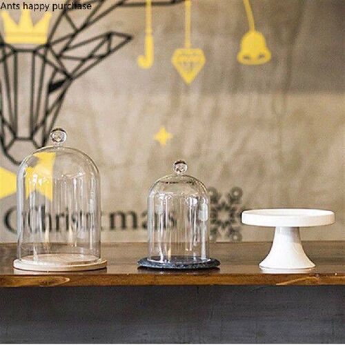 Glass Fresh-keeping Cover Cake Plate Glass Cover with