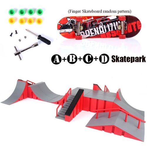 Finger Skateboard Big Scene DIY Mini Park Finger Skatepark R