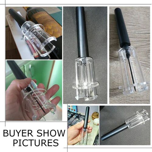 YOMDID 1PC Air Pump Wine Opener Stainless Steel Pin Type Bot