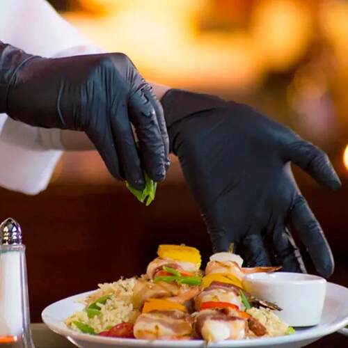 10pcs Nitrile Gloves Kitchen Disposable Latex Gloves Laborat