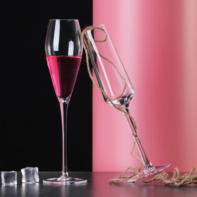 Crystal Champagne Cocktail Glass Sparkling Wine Flute Cups