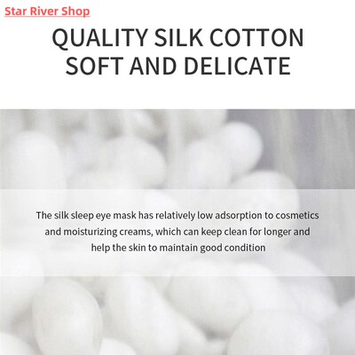 Silk Sleeping Mask For The Night Women Men Aduld Relax Soft