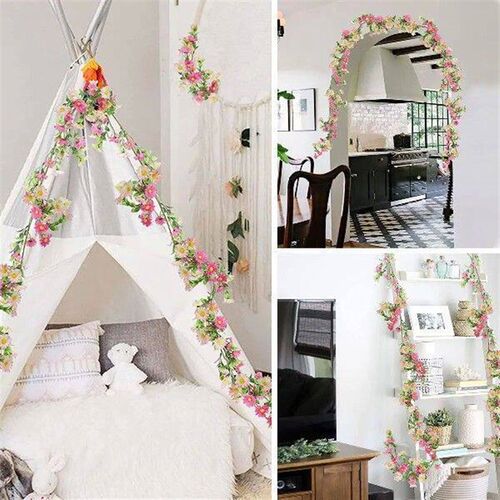 New Artificial Flower Garland Daisy Vine Artificial Flower