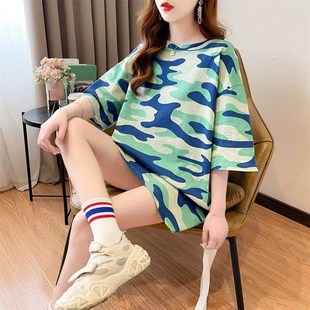 T-shirts Women Short Sleeve  Cartoon Print Tshirts Womens Ko